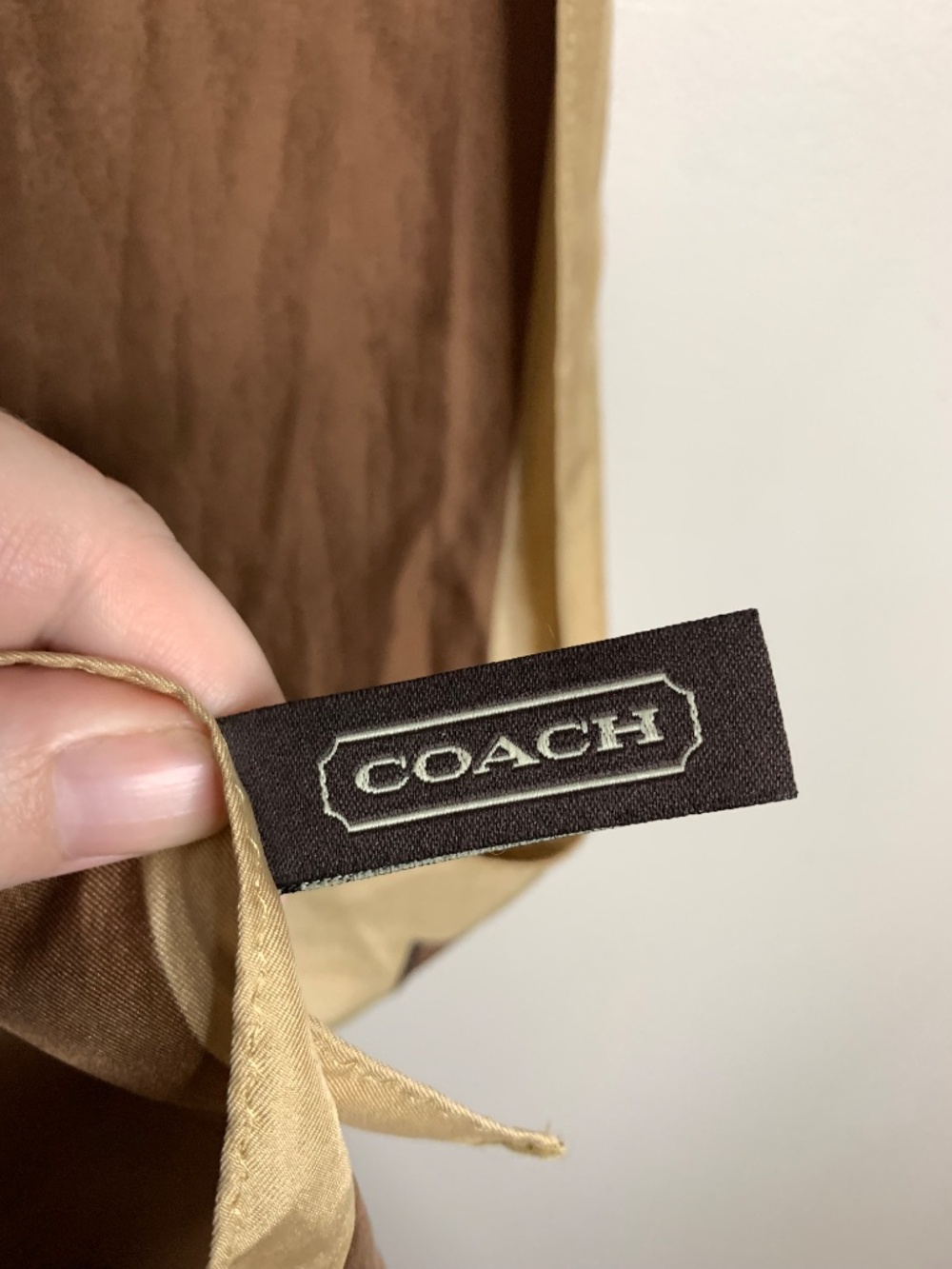 Coach 100% Silk Scarf - Picture 9 of 10